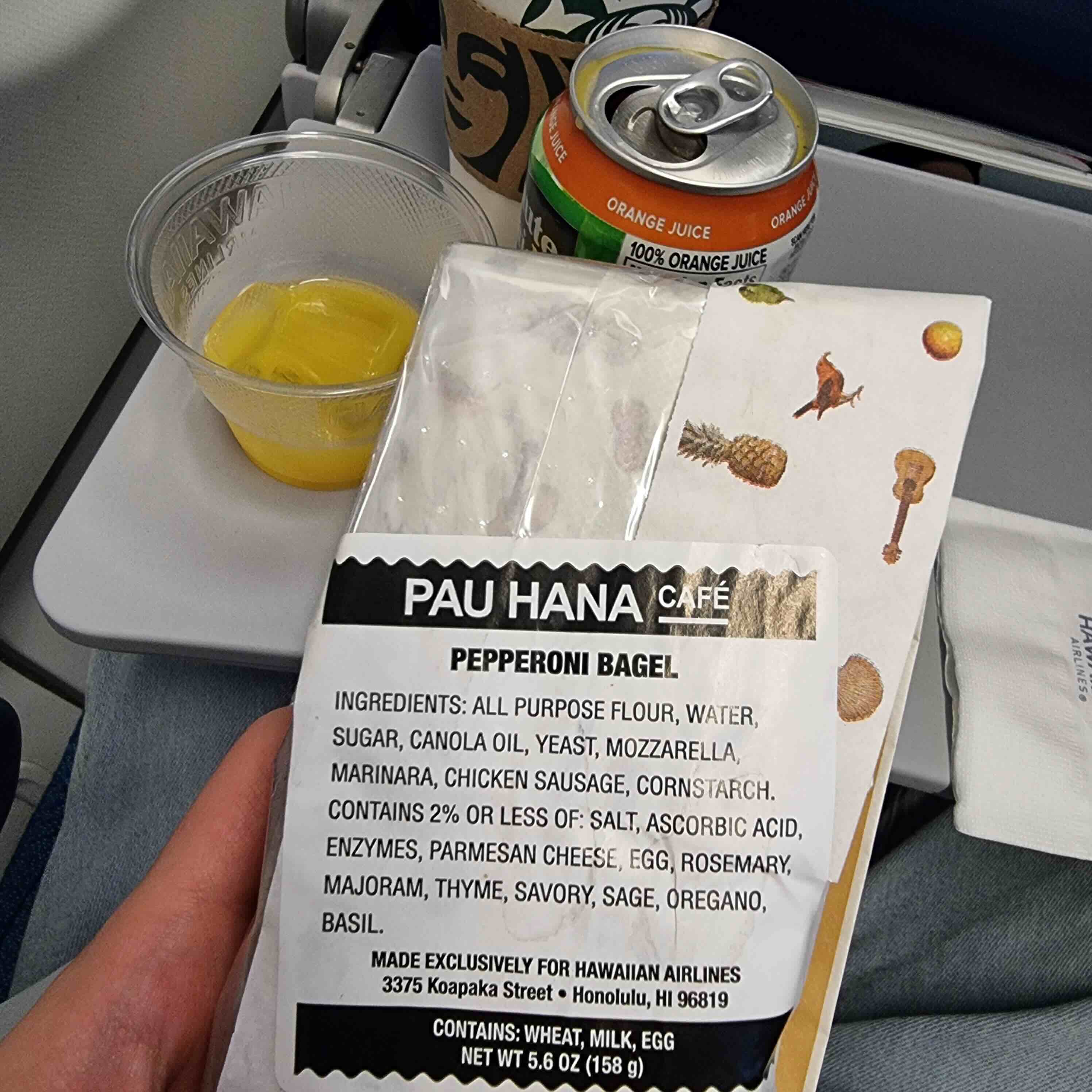 In-flight Meal HNL-LAS, 2024
